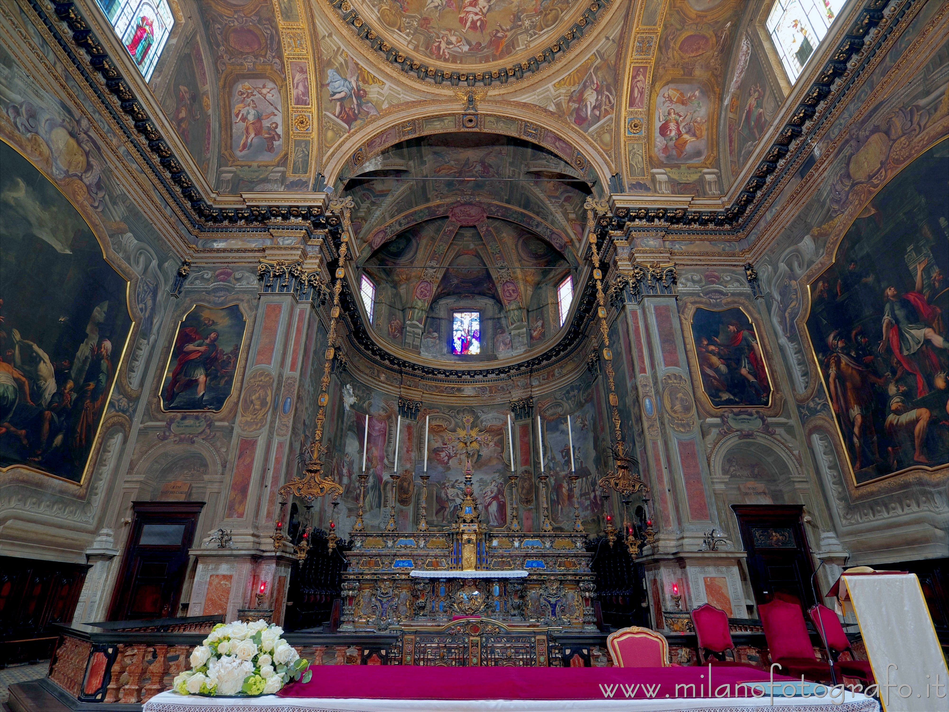 Milan (Italy) - Presbytery the Church of Sant'Alessandro in Zebedia